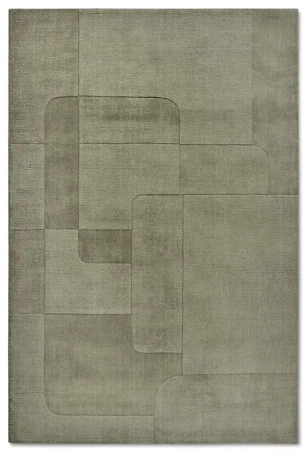Zielony wełniany dywan tkany ręcznie 190x280 cm Charlotte – Villeroy&amp;Boch