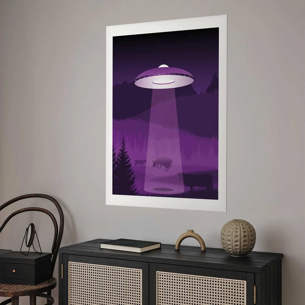 Plakat Ufo 40x60 cm bez ramy z marginesem ARTGEIST B