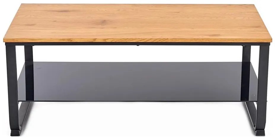 Stolik konferencyjny ARTIGA 45x105 cm czarny/beżowy