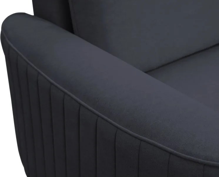 Narożnik LAREN nowoczesna sofa z funkcją spania pojemnik na pościel prawa strona CASTEL 79 251x251x85 cm