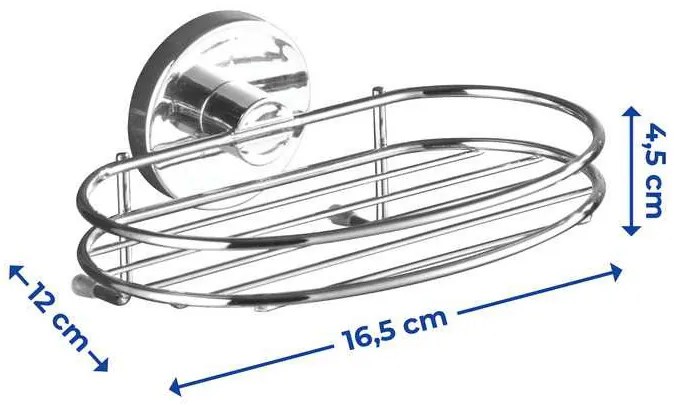 Mydelniczka MILAZZO, Vacuum-Loc - stal chromowana, WENKO