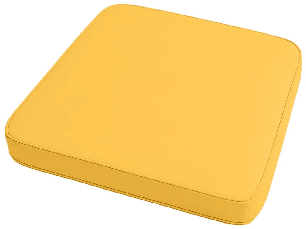 Poduszka ogrodowa na krzesło VIREON 44x45 cm, musztardowy