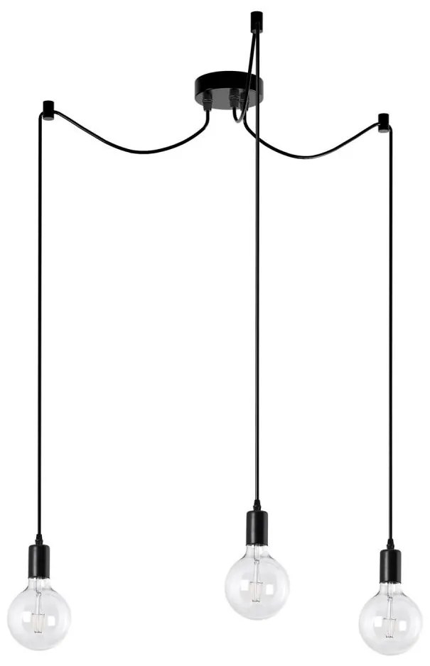 Żyrandol na lince 3xE27/60W/230V pająk