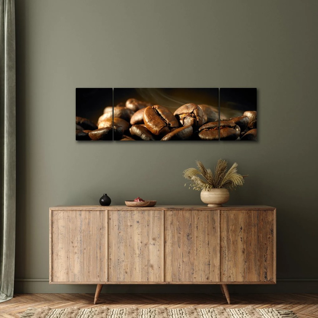 Obraz - Ziarna kawy (170x50 cm)