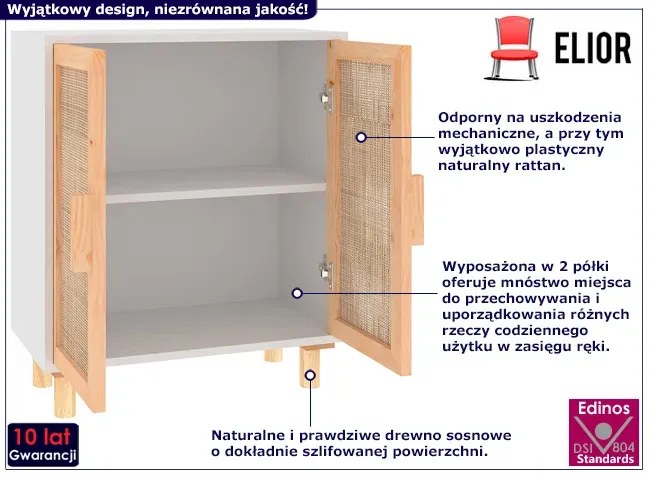 Komoda z 3 szufladami na ubrania kaszmir M8-Z81