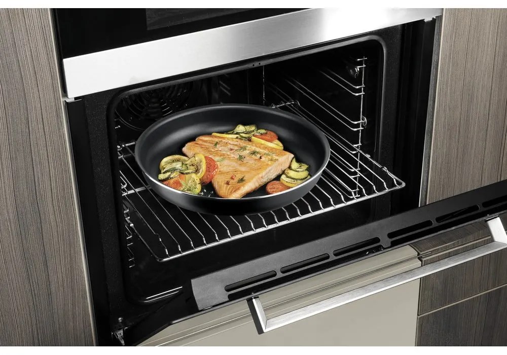 Zestaw aluminiowych patelni 3 el. Ingenio Easy Cook & Clean Black – Tefal