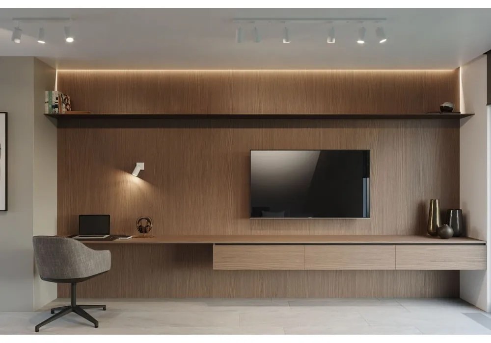 Biała lampa sufitowa Sollux Etna