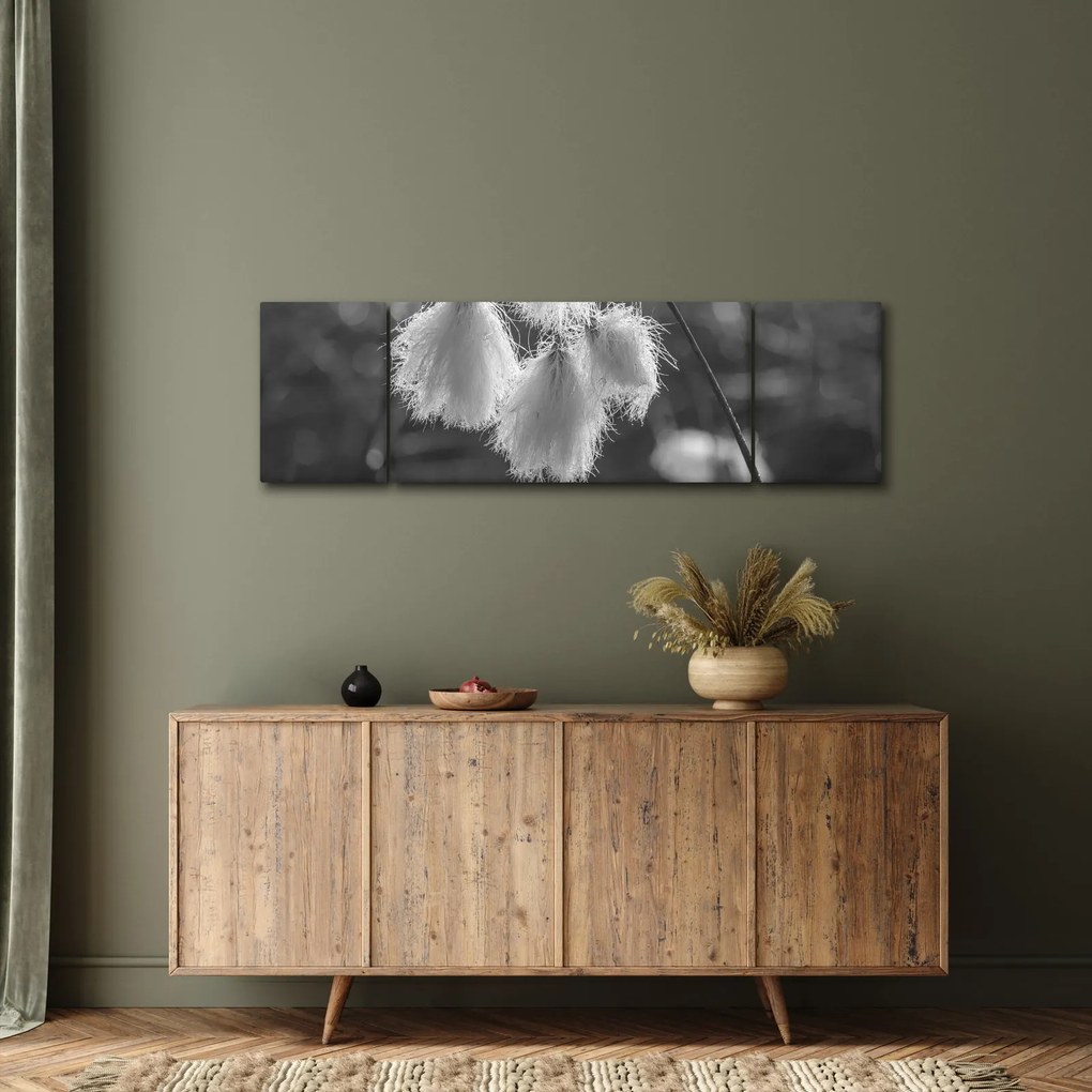Obraz - Trawa bawełniana (170x50 cm)