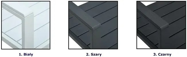 Biała ławka ogrodowa z oparciem G4-M66