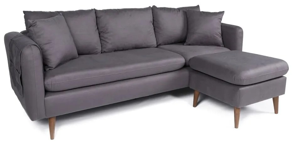 Szara sofa 215 cm Sofia – Balcab Home