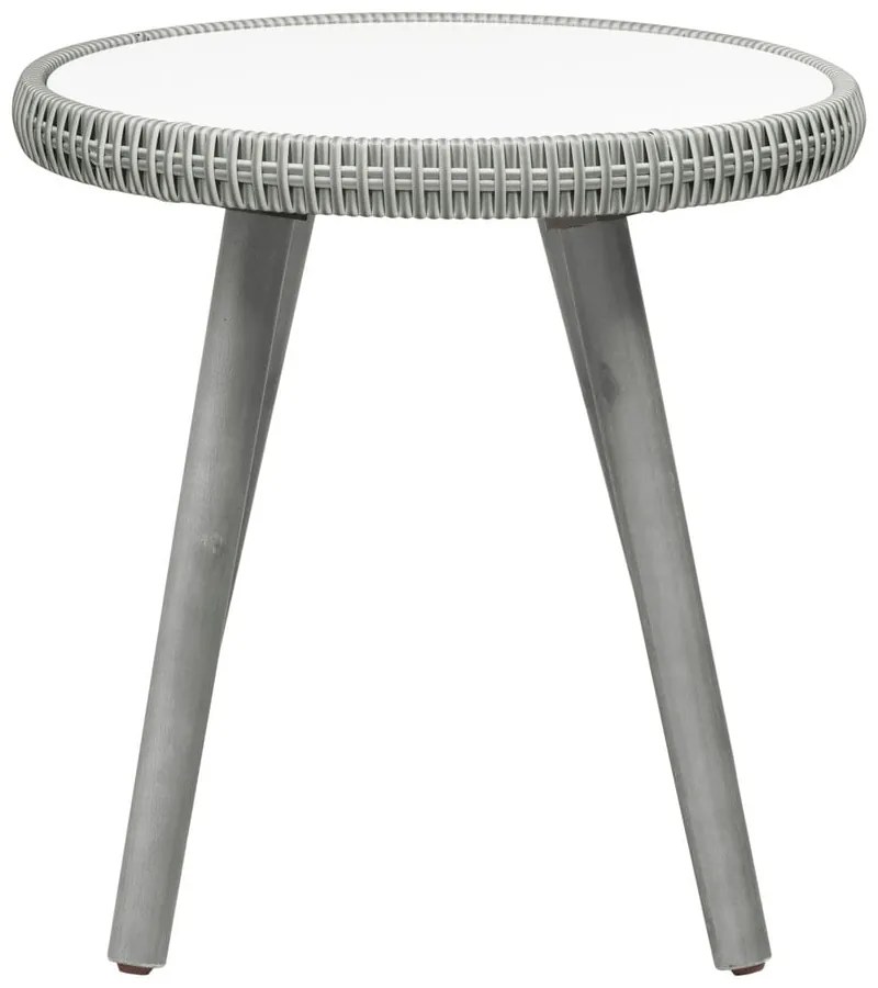 Jasnoszary zestaw mebli ogrodowych Bistro – Unique Furniture