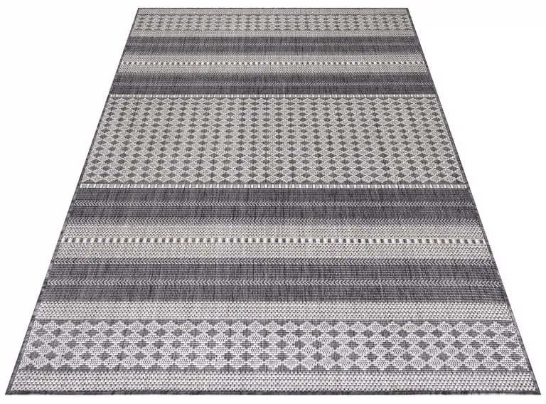 Dywan zewnętrzny Sunny wzór beżowo-szary 120 cm x 170 cm