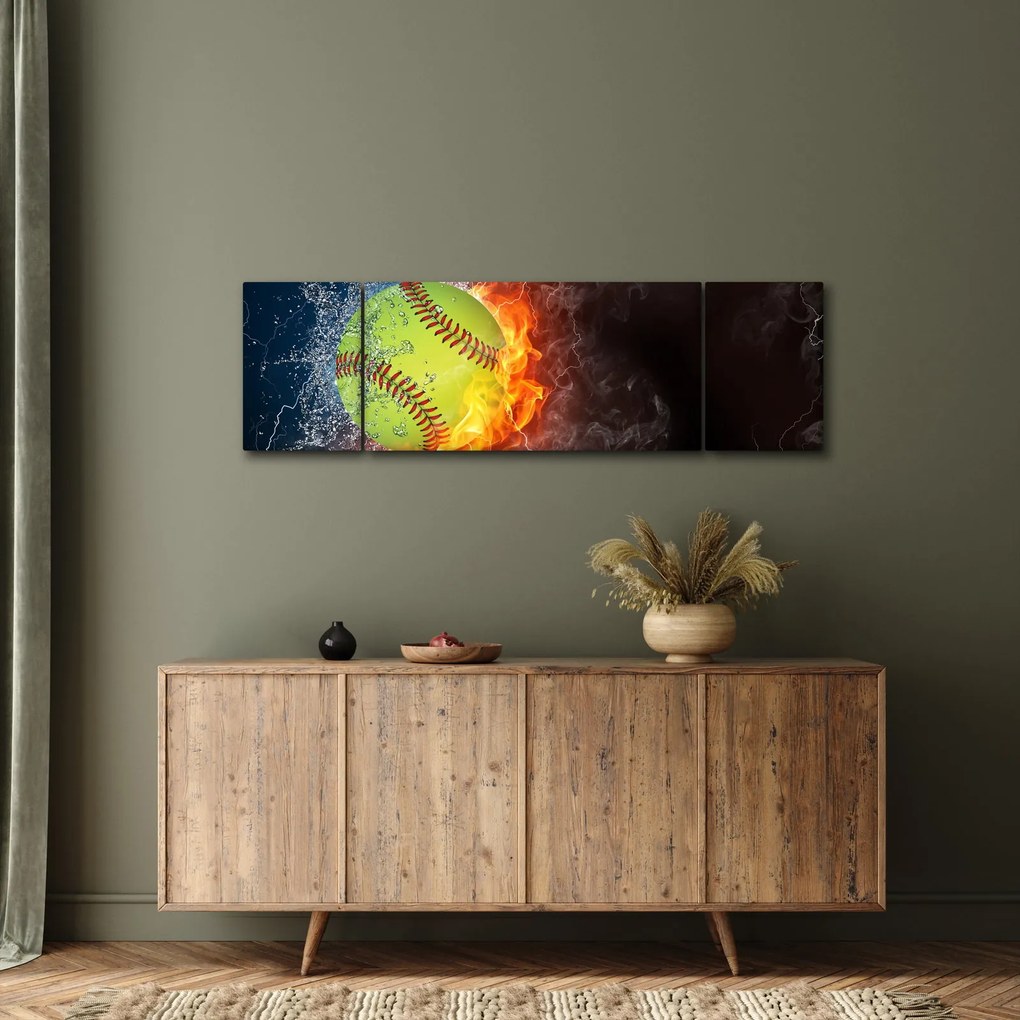 Obraz - Piłka tenisowa (170x50 cm)