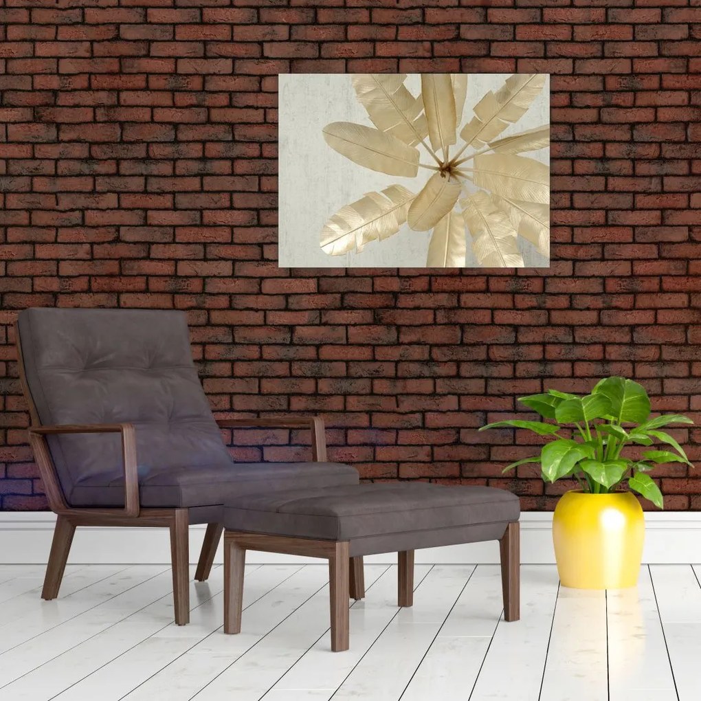 Obraz na szkle gęsich piór (70x50 cm)
