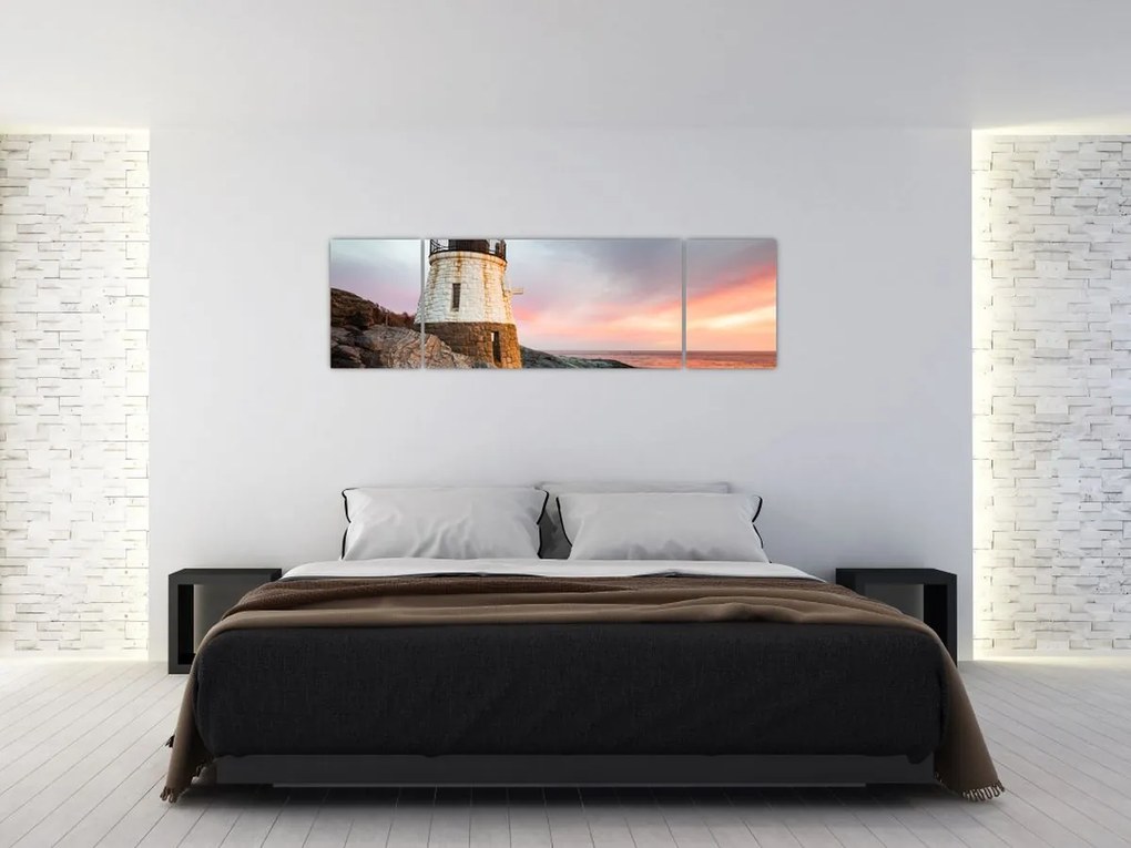 Obraz - Latarnia morska Castle Hill (170x50 cm)