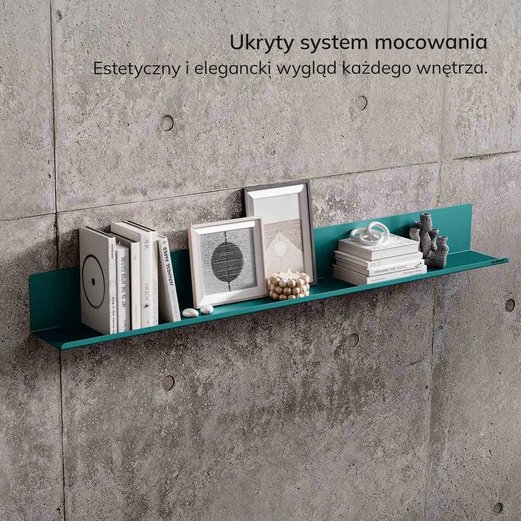 Półka wisząca JOANNE 1200 mm, Modern: morski
