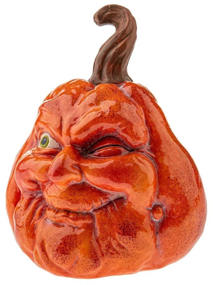 Ceramiczny świecznik z motywem Halloween Pumpkin – Dakls