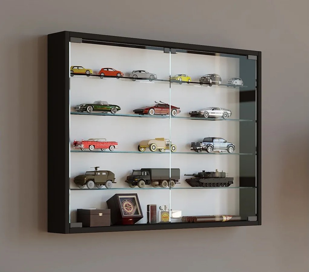 Wiszący wyświetlacz ścienny szafki szklanej Mandosa L