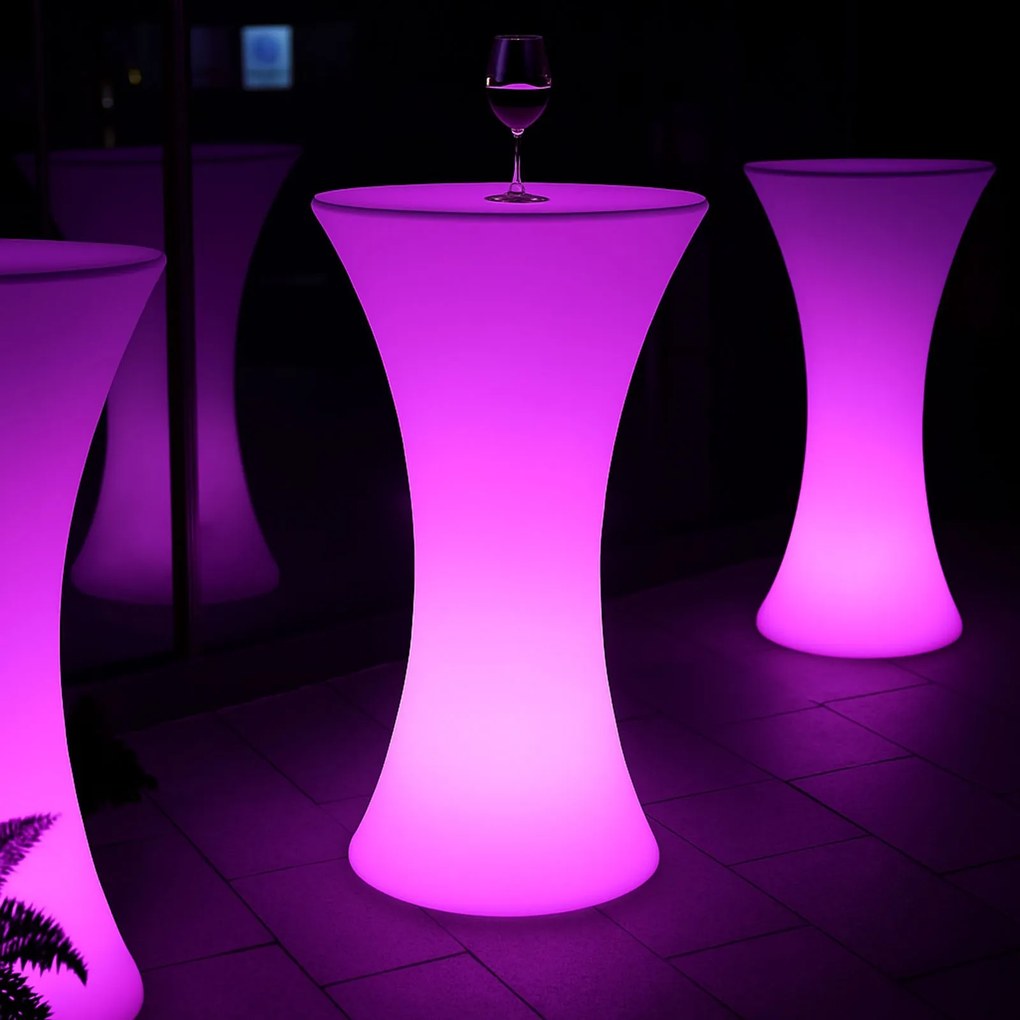 Stół z oświetleniem LED, 48x120x66 cm