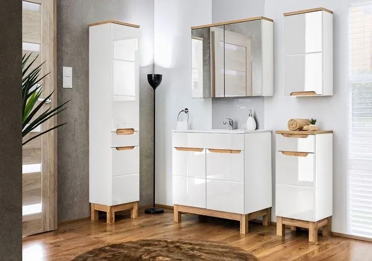 Słupek Łazienkowy Z Koszem S1-P43