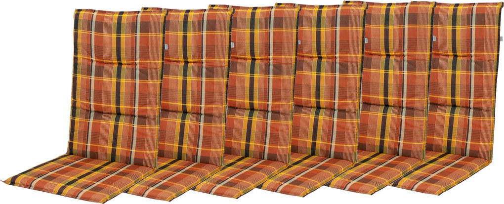 Doppler SPOT 24 - zestaw 6 szt. poduszek na fotel z wysokim oparciem