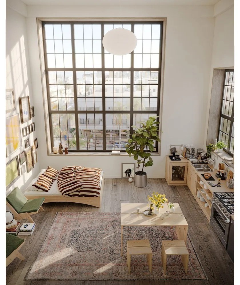 Ciemnoniebieski fotel Sway – Karup Design