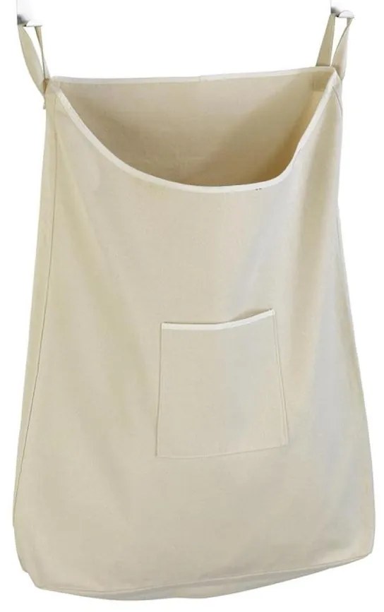 WENKO 62107100 - Kosz na pranie CANGURO 52x81 cm beżowy/srebrny