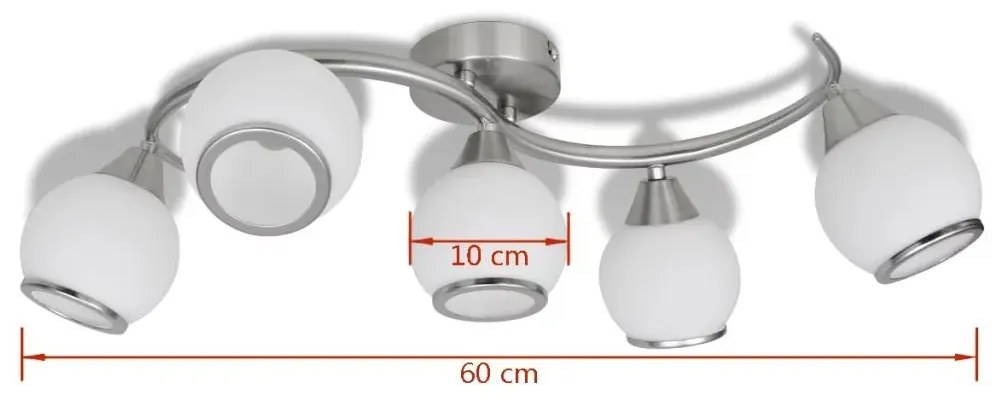 Falowana lampa sufitowa do salonu D1-A28