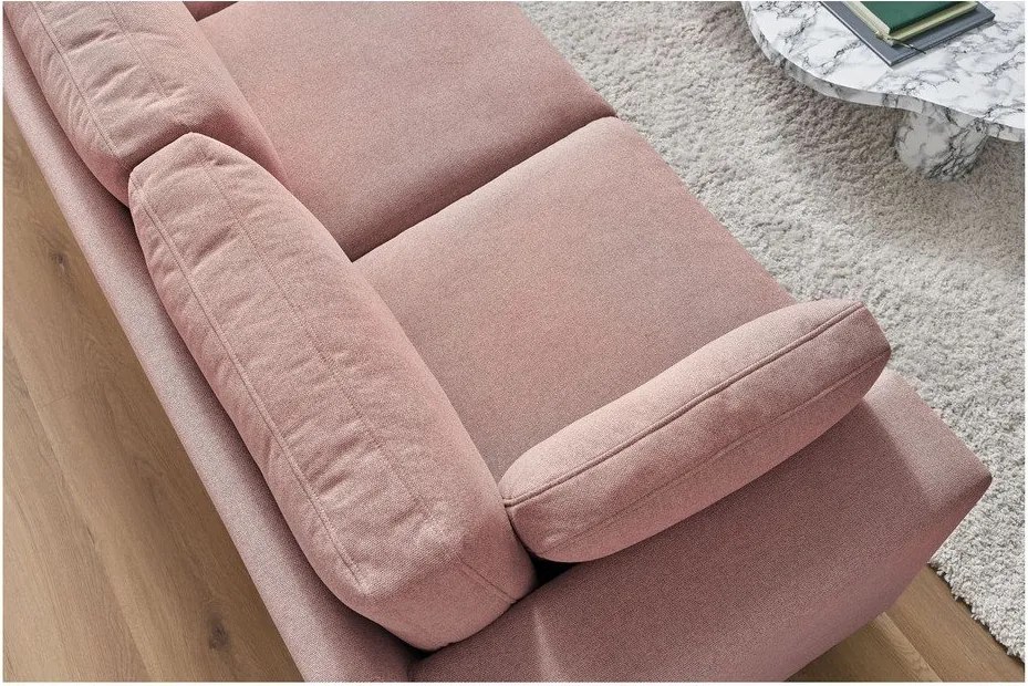 Różowa sofa 250 cm Belair – Bobochic Paris