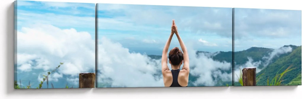 Obraz - Joga (170x50 cm)