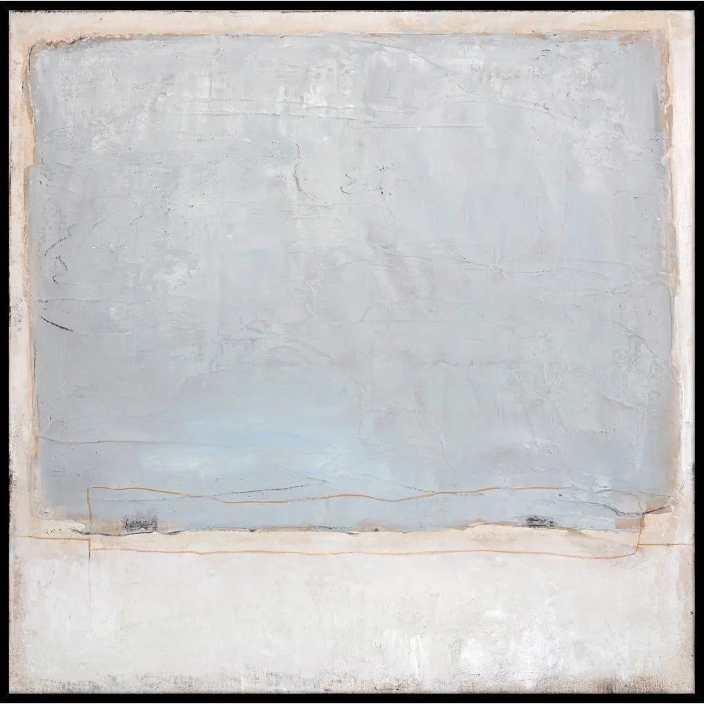 Ręcznie malowany obraz 100x100 cm Blue Inside – Malerifabrikken