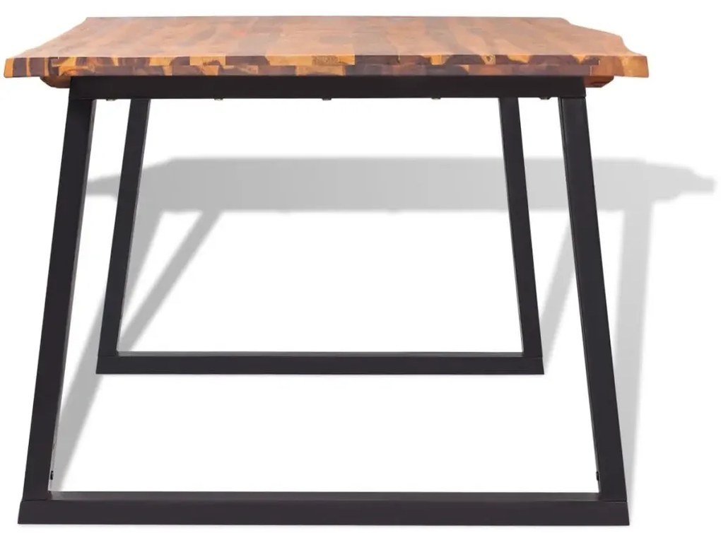 Jadalniany stół z akacji Kaniko – brązowy