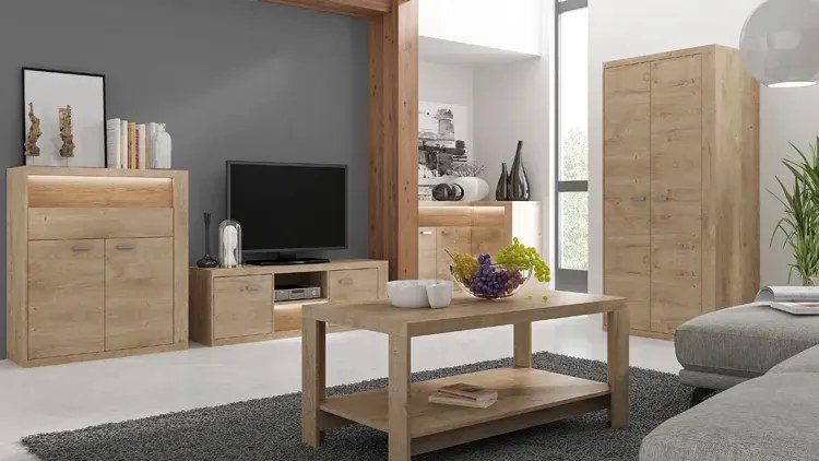 Szafa dwudrzwiowa dąb ribbeck D7-B43