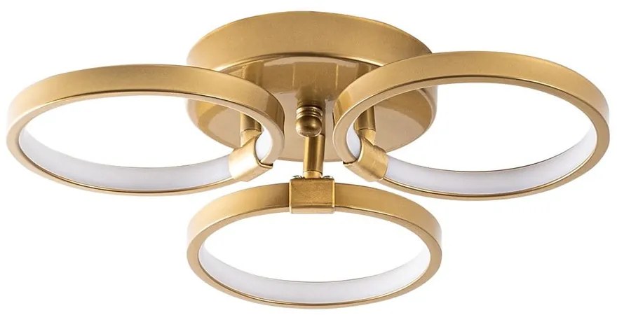 Lampa sufitowa LED w kolorze złota ø 17 cm Halka – Opviq lights