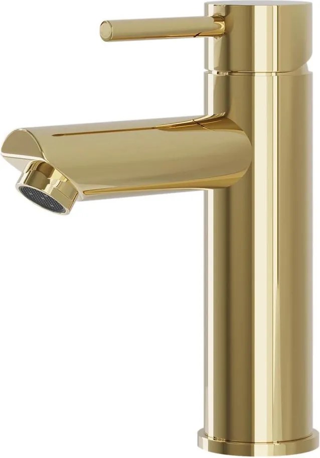 Bateria umywalkowa RINGSTED 17,8 cm, polerowany mosiądz