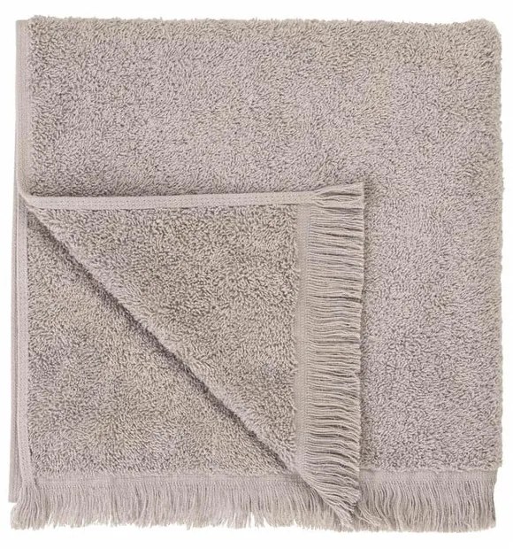 Szary/brązowy bawełniany ręcznik 50x100 cm FRINO – Blomus