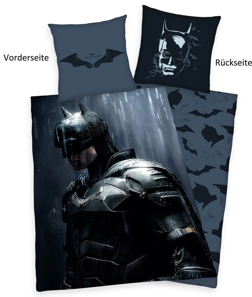 Herding Pościel bawełniana The Batman, 135 x 200 cm, 80 x 80 cm