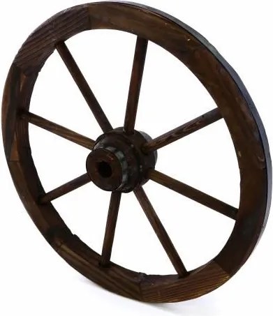 Koło drewniane Garth - stylowa rustykalna dekoracja 50 cm