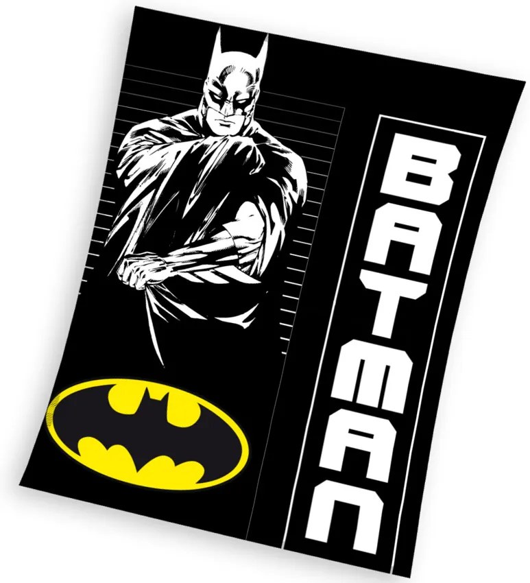 Carbotex Kocyk dziecięcy Batman Strażnik nocy, 130x 170 cm