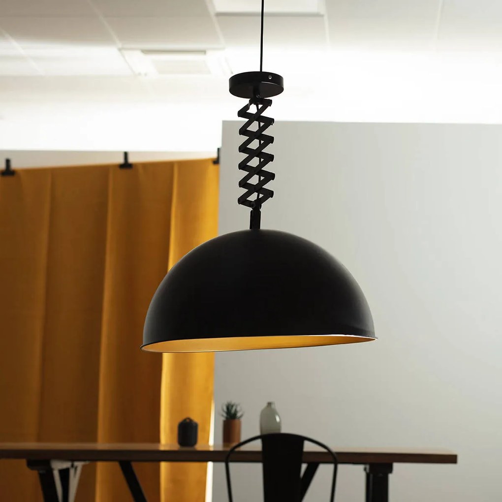 Lampa industrialna wisząca LAHTI z regulowaną wysokością, Ø 51 cm