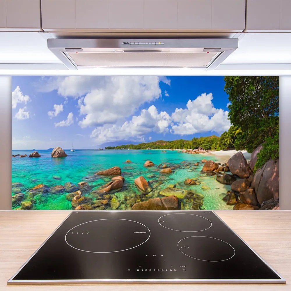 Panel Szklany Wybrzeże u Progu Lata