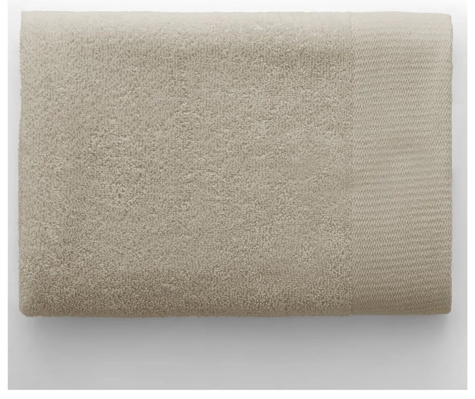 Beżowy bawełniany ręcznik frotte 50x100 cm Amari – Restilo