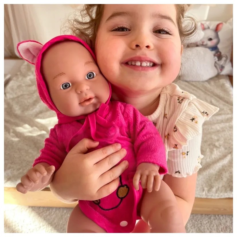 Woopie lalka bobas w ubranku misio 46 cm