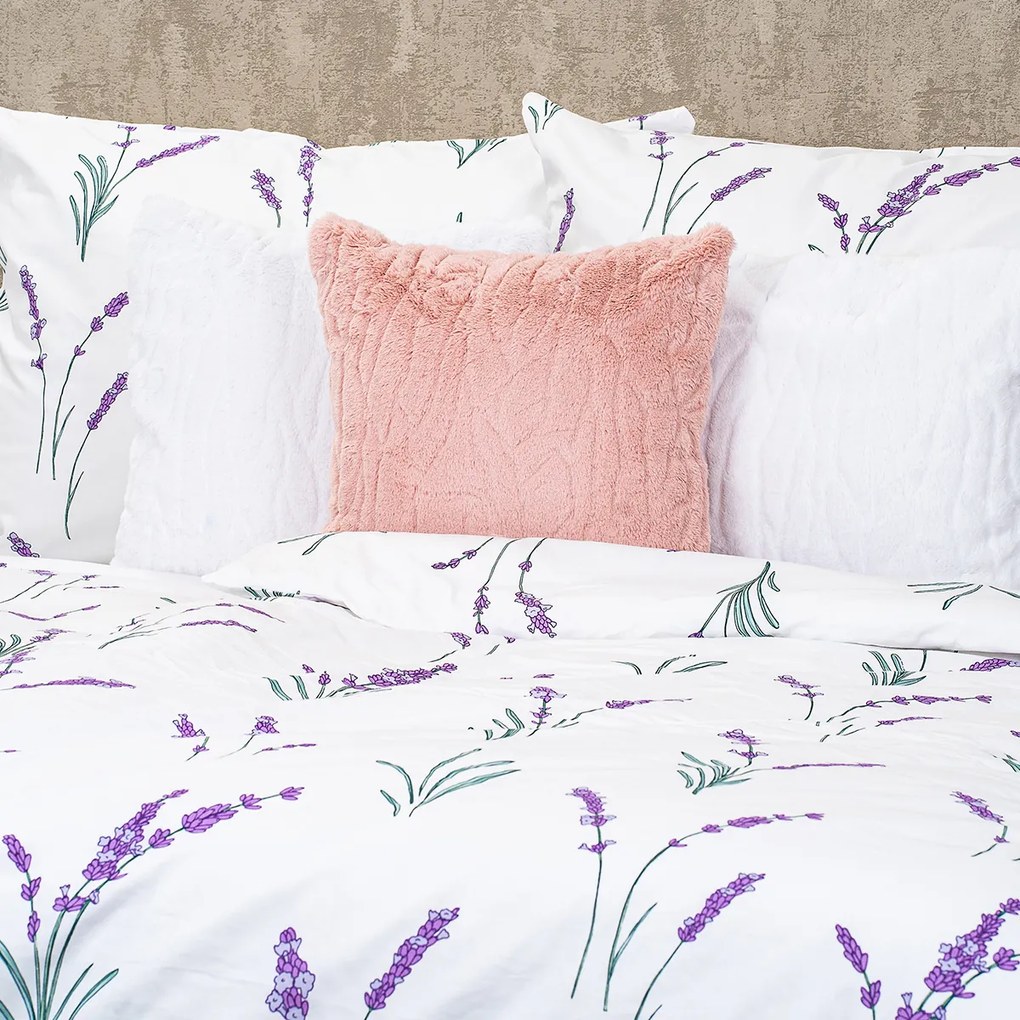 4Home Pościel bawełniana Lavender, 140 x 200 cm, 70 x 90 cm
