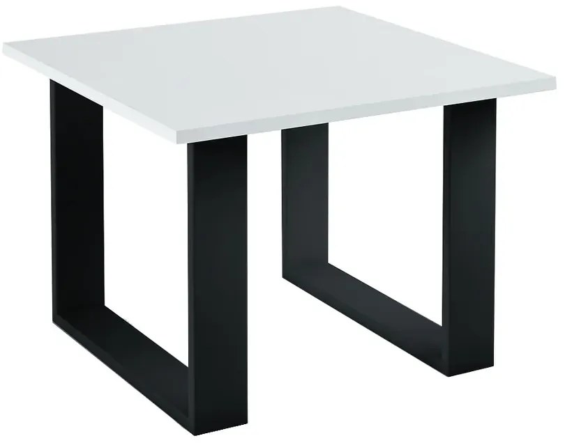 Minimalistyczny stolik kawowy biały N7-B60