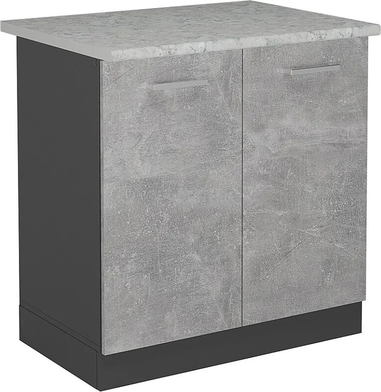 Szafka pod zlew beton 80x60x81.6 r-line