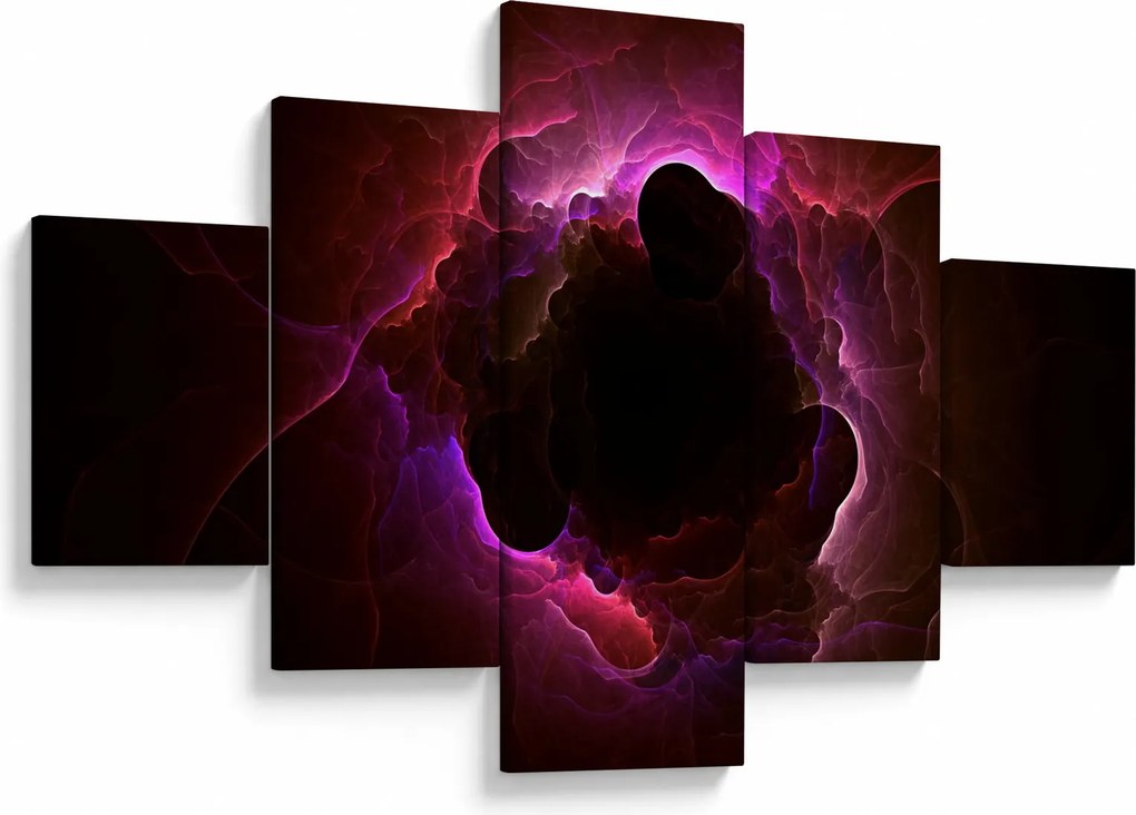Obraz - abstrakcja chmur (125x70 cm)
