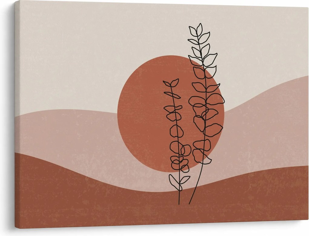 Obraz - Boho leaves N⁰1 (70x50 cm)