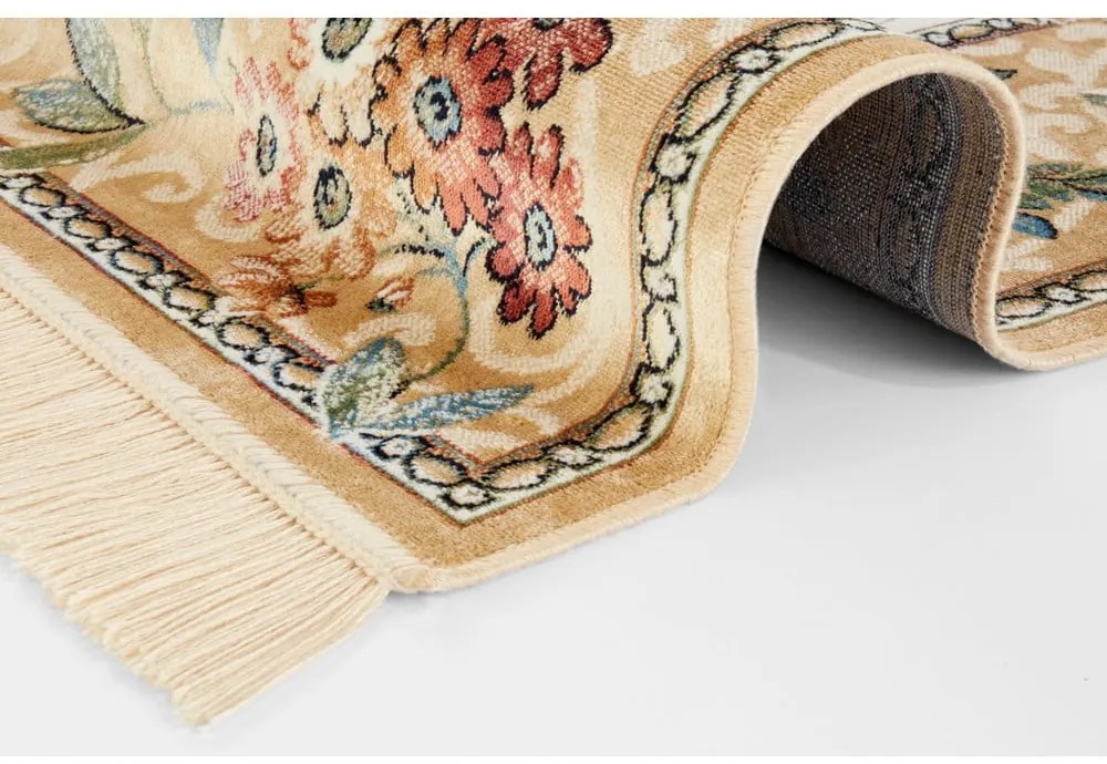 Beżowy dywan z wiskozy 160x230 cm Oriental – Nouristan