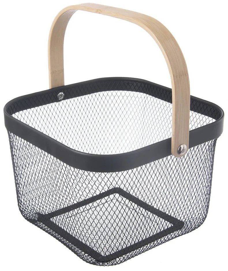 Metalowy koszyk druciany 24,5x24,5x30 cm Radka – Orion